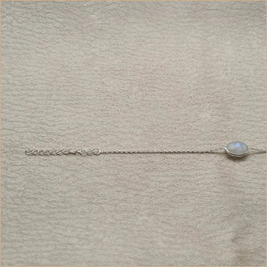 Bracelet pierre de lune taillée "BI1083.P"