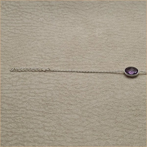 Bracelet améthyste taillée "BI1083.A"