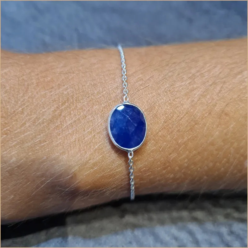 Bracelet cyanite taillée "BI1083.K"