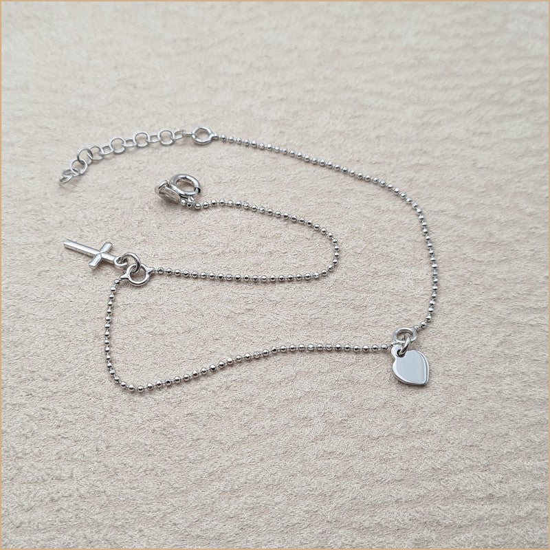 Chaîne de cheville croix "A173"