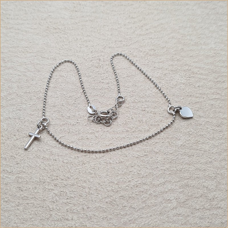 Chaîne de cheville croix "A173"