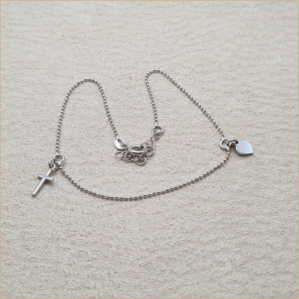 Chaîne de cheville croix "A173"