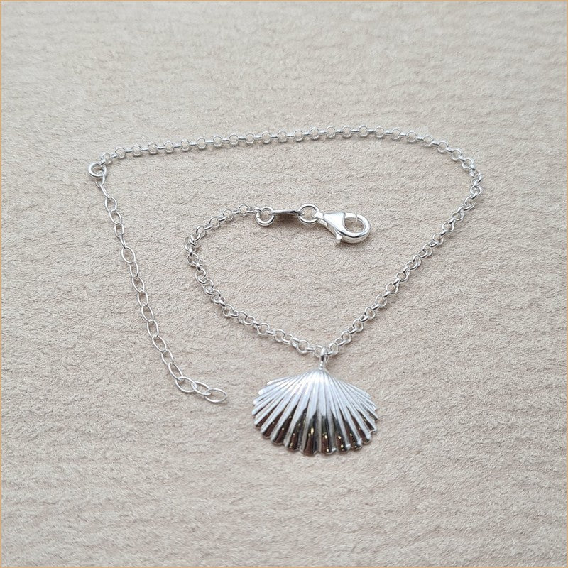 Chaîne de cheville coquillage "A175"