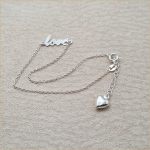 Chaîne de cheville love "A179"