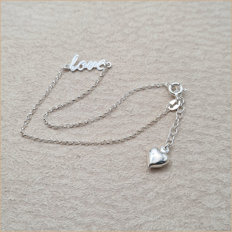 Chaîne de cheville love "A179"