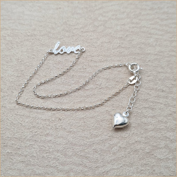 Chaîne de cheville love "A179"