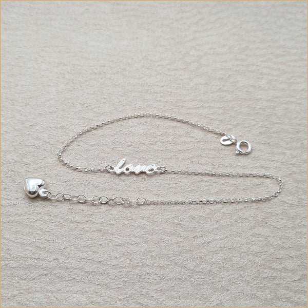 Chaîne de cheville love "A179"