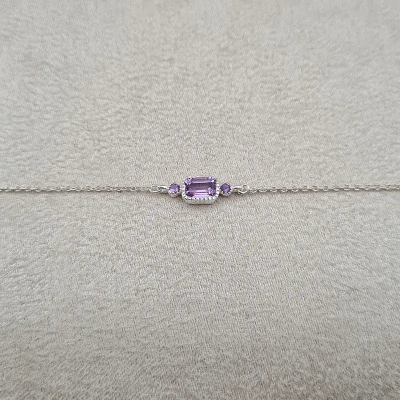 Bracelet améthyste en argent 925 "BI1071.A"