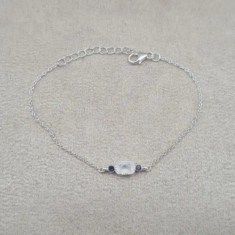 Bracelet pierre de lune en argent 925 « BBI1071.P »