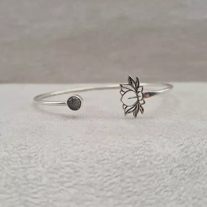 Bracelet labradorite Lotus "BI1074.L"