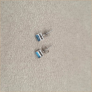 Boucles d’oreilles rectangulaires en topaze “EI1139.T"”