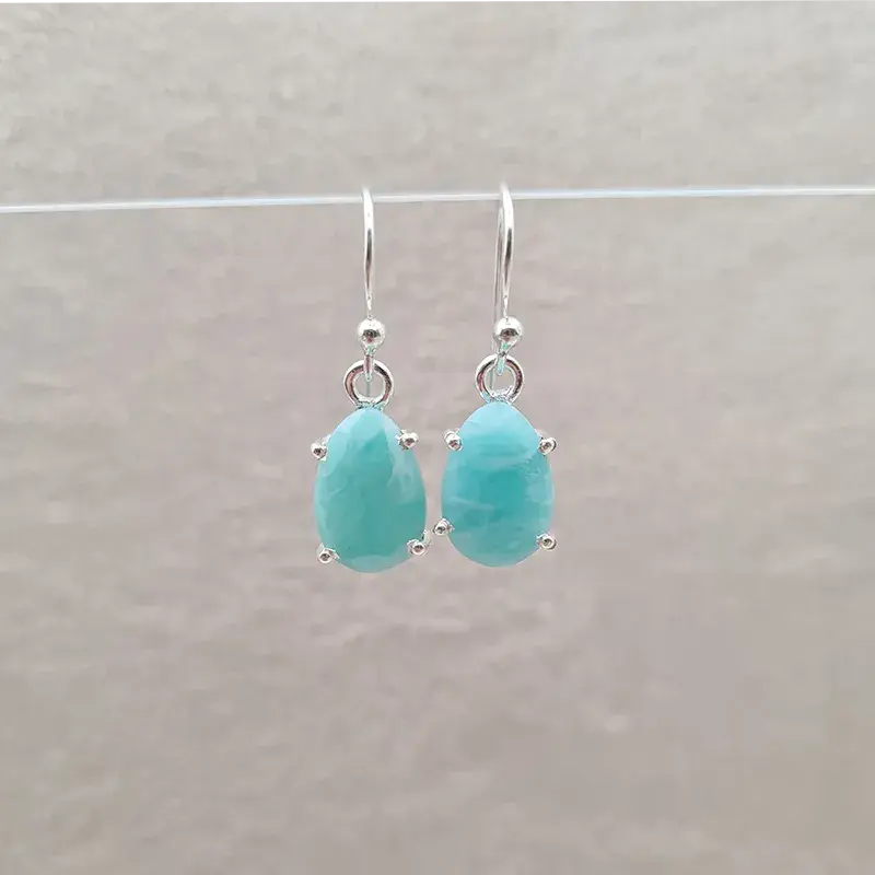 Boucles d'oreilles amazonite "EI1242.AM"
