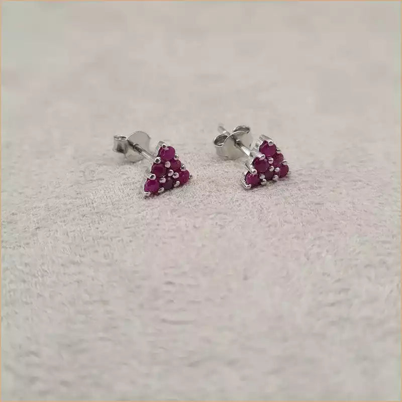 Boucles d’oreilles en rubis “EI1254.R”