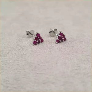 Boucles d’oreilles en rubis “EI1254.R”
