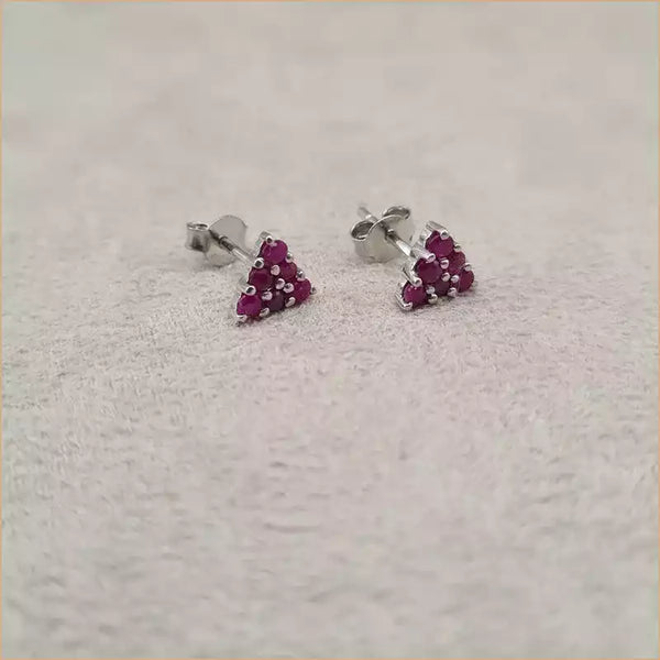 Boucles d’oreilles en rubis “EI1254.R”