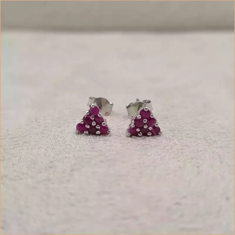 Boucles d’oreilles en rubis “EI1254.R”