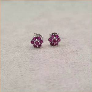 Boucles d’oreilles en rubis “EI1255.R”