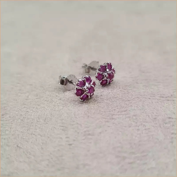 Boucles d’oreilles en rubis “EI1255.R”