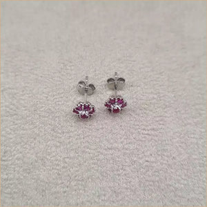 Boucles d’oreilles en rubis “EI1255.R”