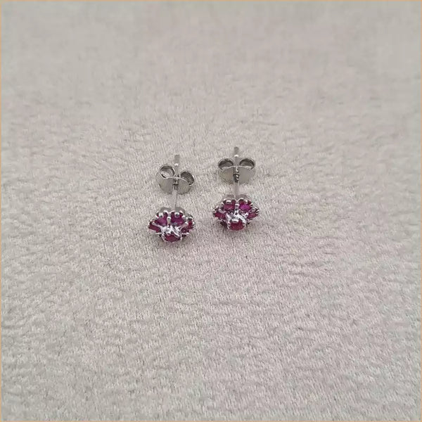 Boucles d’oreilles en rubis “EI1255.R”