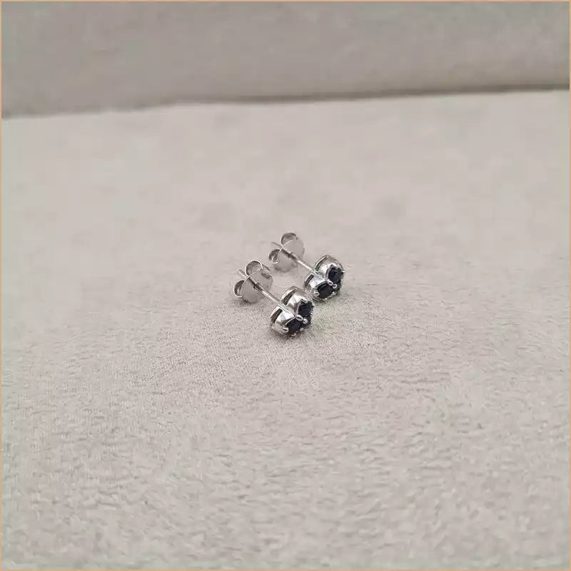 Boucles d’oreilles coeur en saphir “EI1257.S”