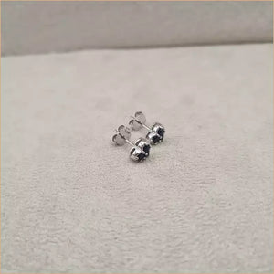 Boucles d’oreilles coeur en saphir “EI1257.S”