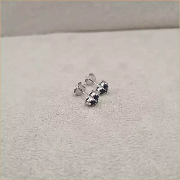 Boucles d’oreilles coeur en saphir “EI1257.S”