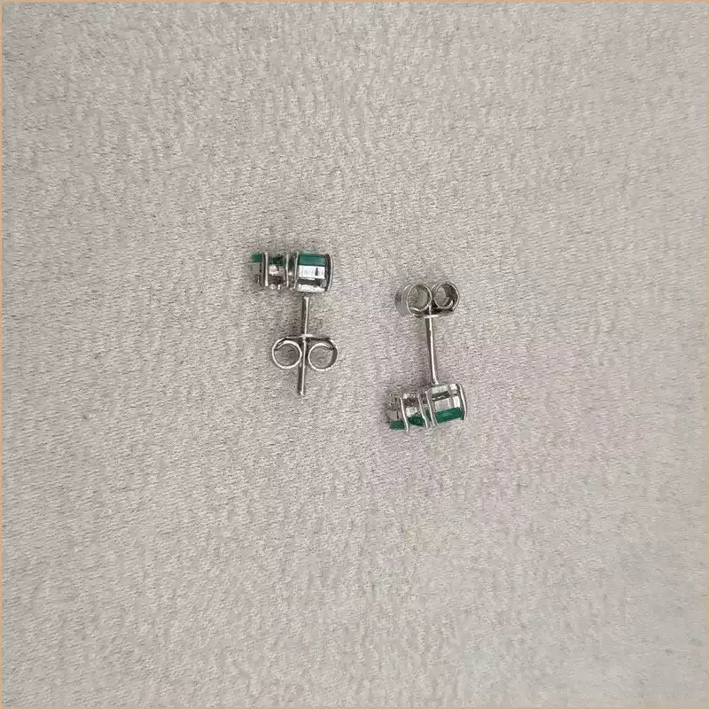 Boucles d’oreilles en émeraude “EI1258.E”