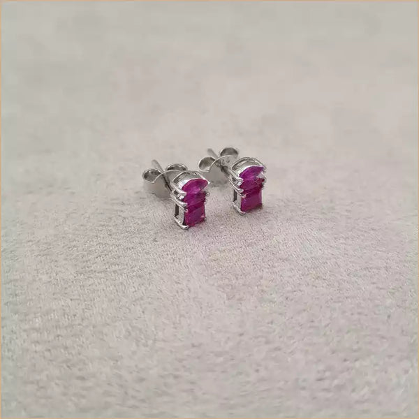 Boucles d’oreilles en rubis “EI1258.R”