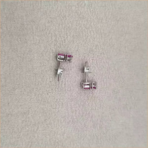 Boucles d’oreilles en rubis “EI1258.R”