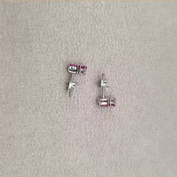 Boucles d’oreilles en rubis “EI1258.R”