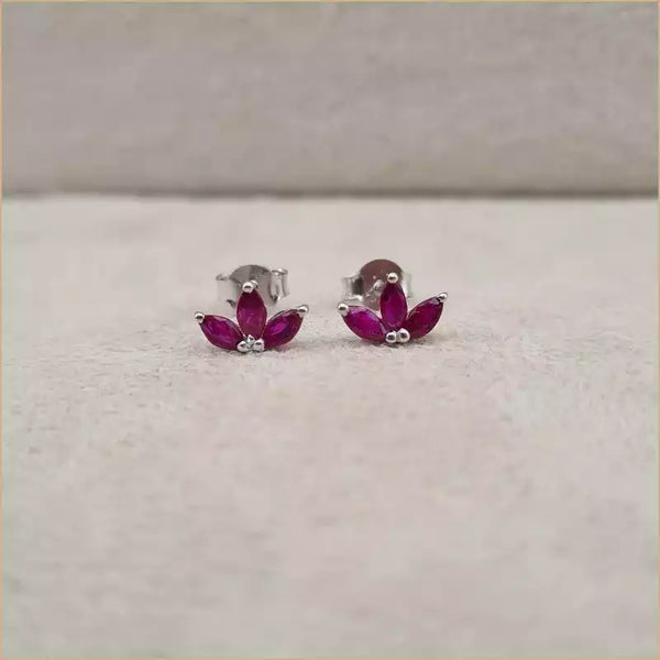 Boucles d’oreilles en rubis “EI1259.R”