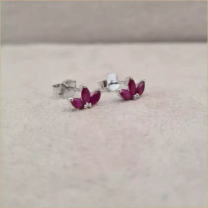 Boucles d’oreilles en rubis “EI1259.R”