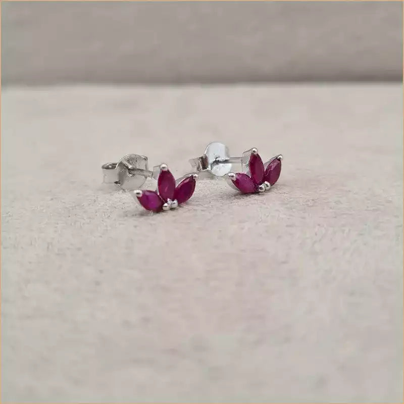 Boucles d’oreilles en rubis “EI1259.R”