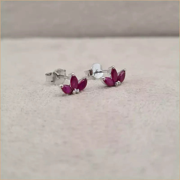 Boucles d’oreilles en rubis “EI1259.R”