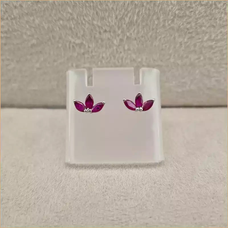 Boucles d’oreilles en rubis “EI1259.R”
