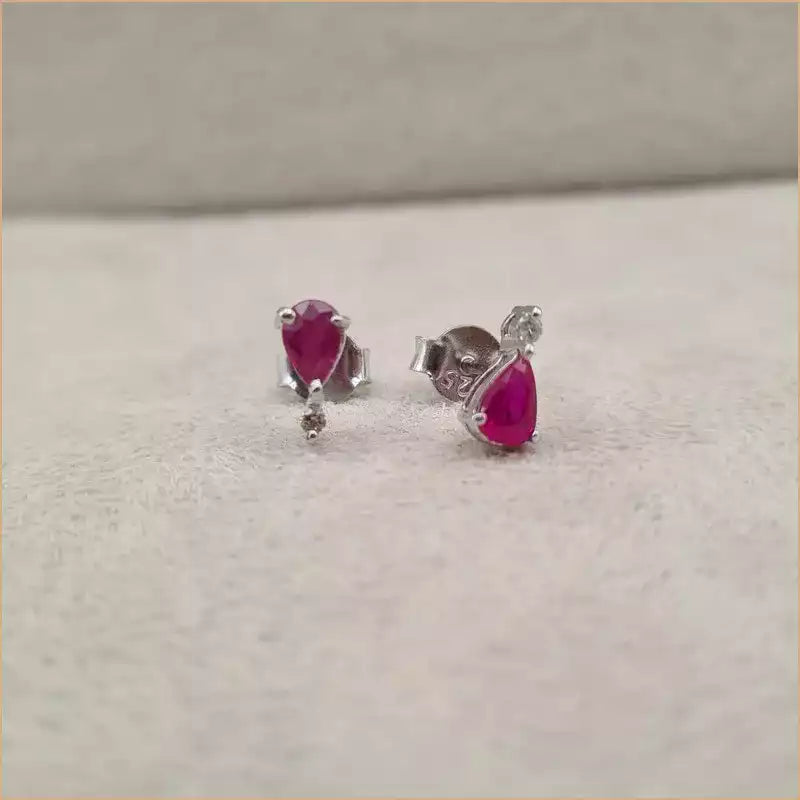 Boucles d’oreilles en rubis “EI1260.R”