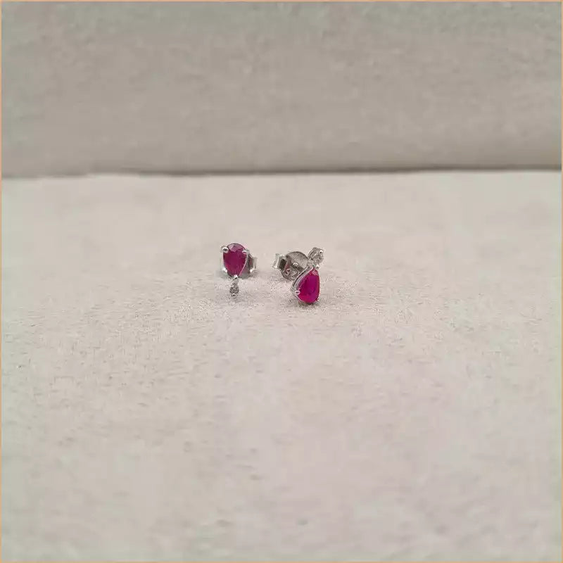 Boucles d’oreilles en rubis “EI1260.R”