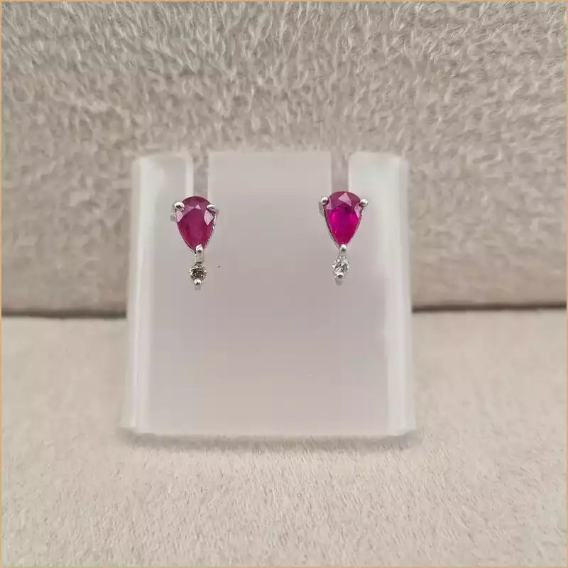 Boucles d’oreilles en rubis “EI1260.R”