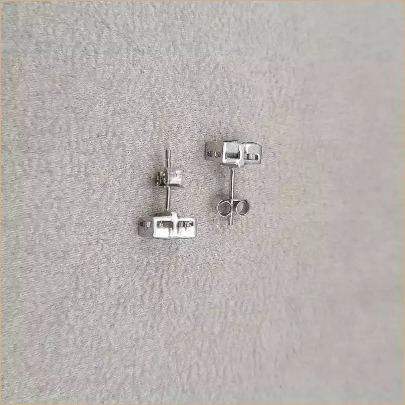 Boucles d’oreilles carrées en saphir “EI1261.S”