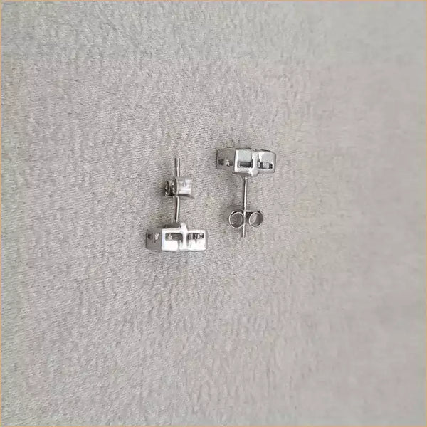 Boucles d’oreilles carrées en saphir “EI1261.S”