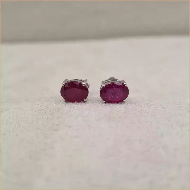 Boucles d’oreilles en rubis “EI1265.R”