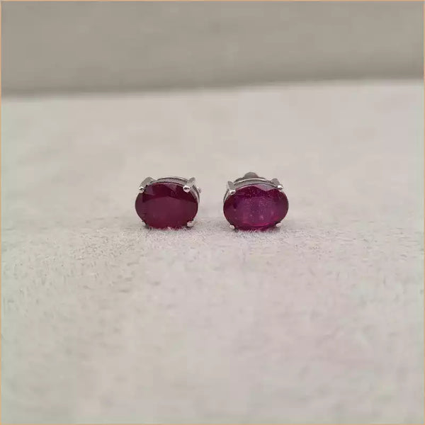 Boucles d’oreilles en rubis “EI1265.R”