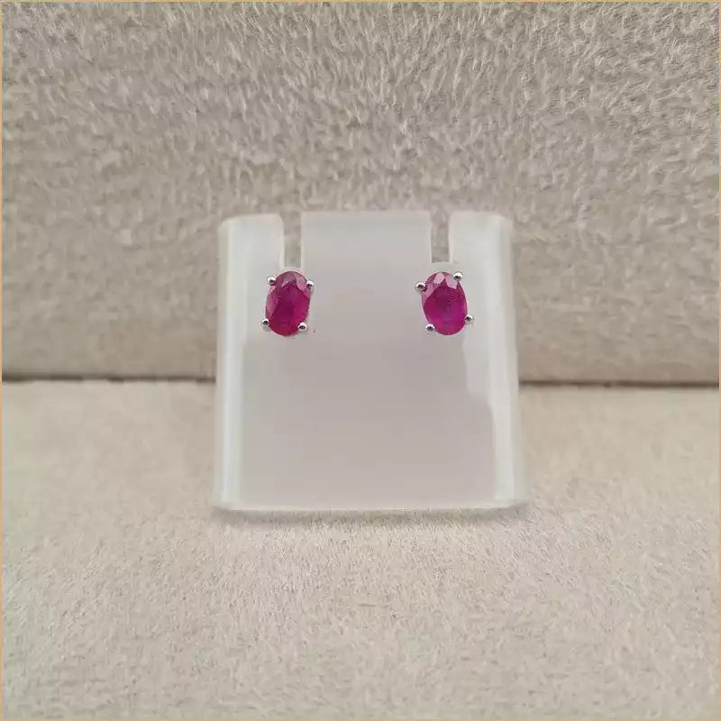 Boucles d’oreilles en rubis “EI1266”