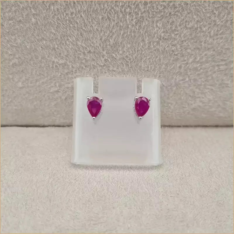 Boucles d’oreilles en rubis “EI1268.R”