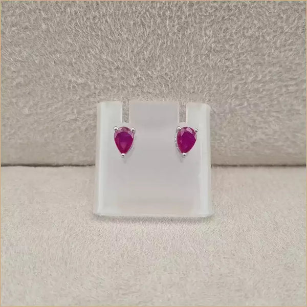 Boucles d’oreilles en rubis “EI1268.R”