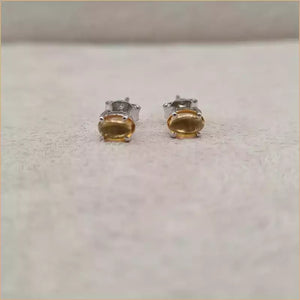 Boucles d’oreilles en citrine “EI1271.C”