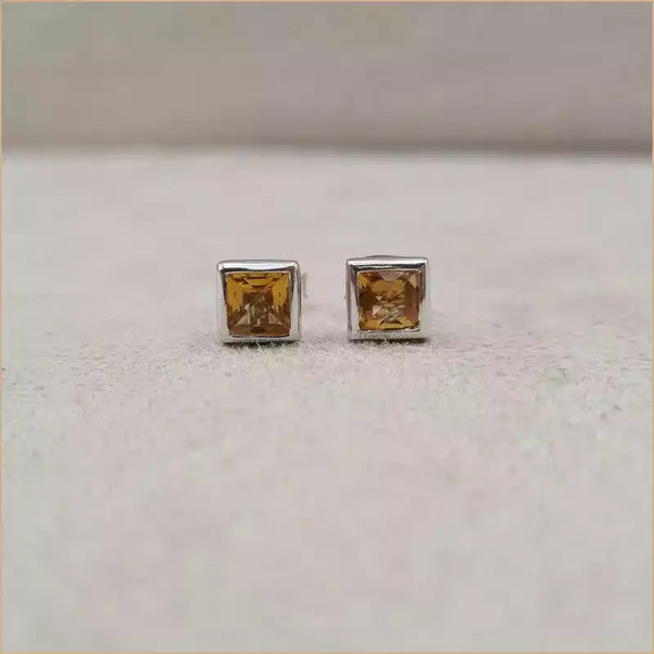 Boucles d’oreilles en citrine “EI1275.C”