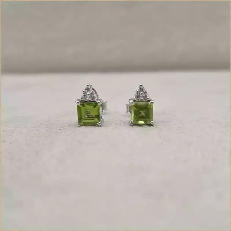 Boucles d’oreilles en péridot “EI1276.X”