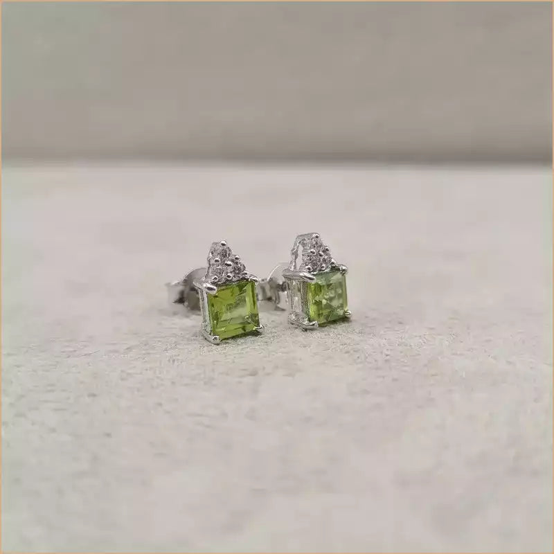 Boucles d’oreilles en péridot “EI1276.X”
